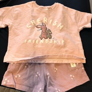Cherish Friendship Pink Kids Pajamas